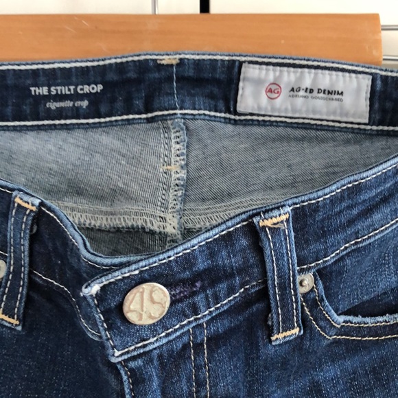 AG Adriano Goldschmied Stilt Cigarette Crop 27R - Picture 3 of 7